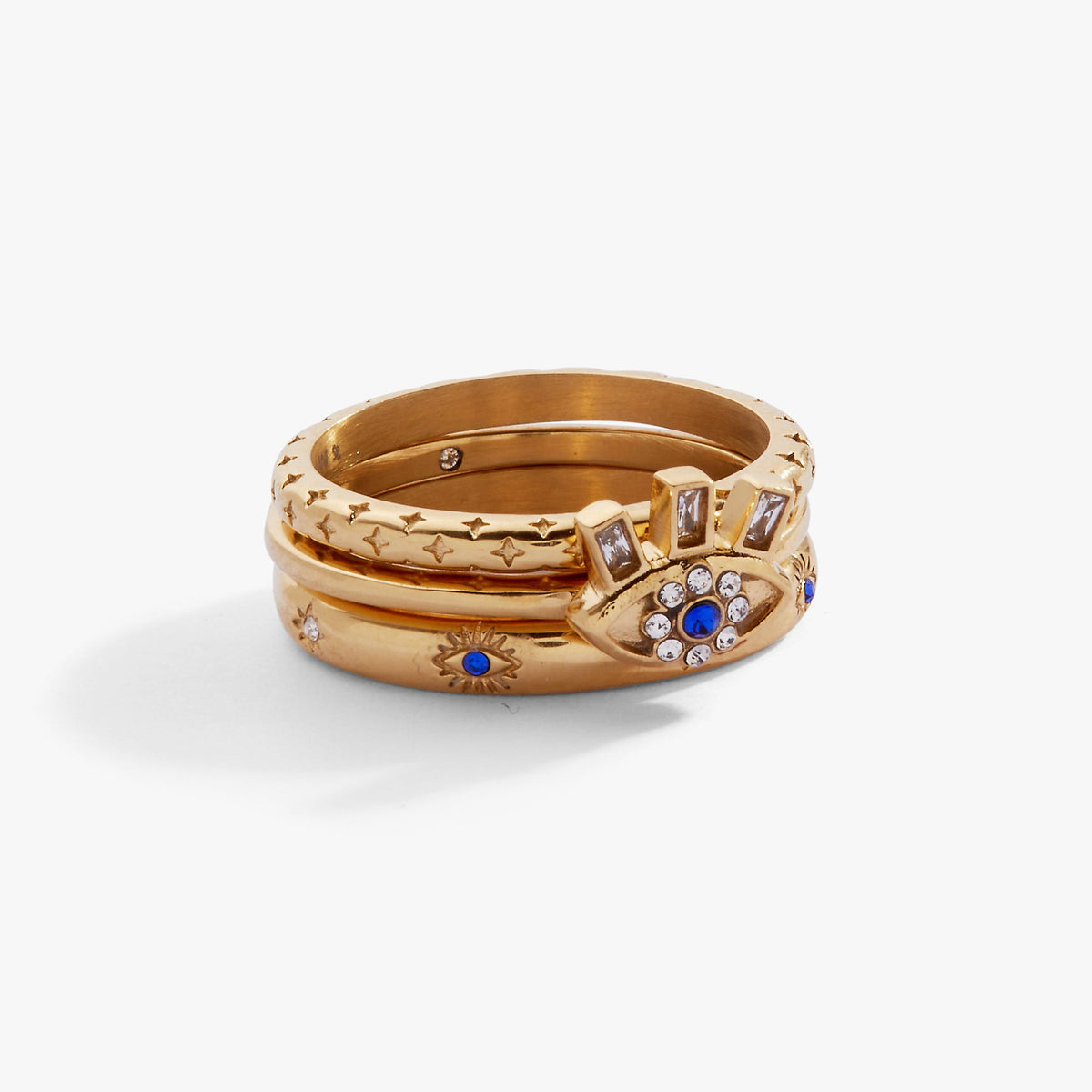Evil Eye Stacking Ring Set of 3 - WONDERWALL
