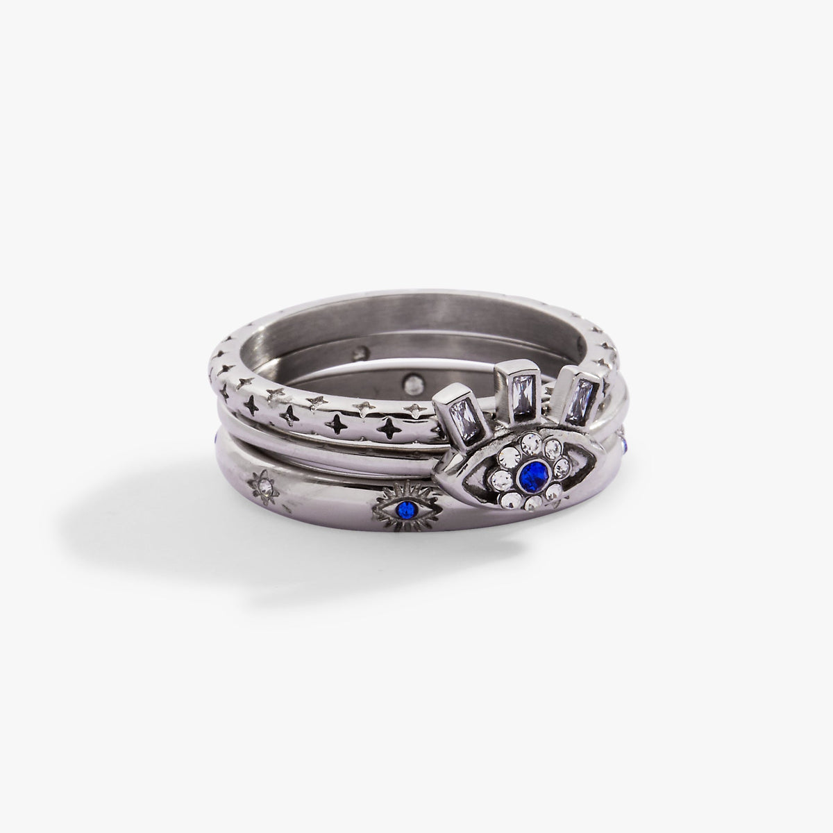 Evil Eye Stacking Ring Set of 3 - WONDERWALL