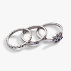 Evil Eye Stacking Ring Set of 3 - WONDERWALL