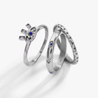 Evil Eye Stacking Ring Set of 3 - WONDERWALL