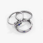 Evil Eye Stacking Ring Set of 3 - WONDERWALL