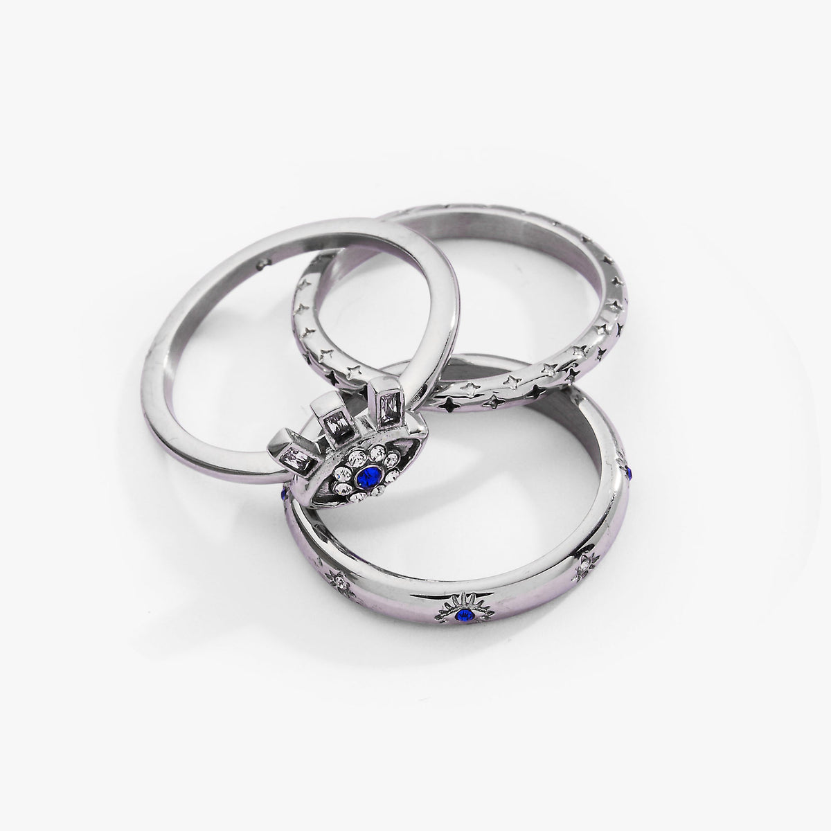 Evil Eye Stacking Ring Set of 3 - WONDERWALL