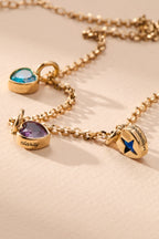 February 'Clarity' Heart Birthstone Charm - WONDERWALL
