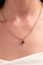 February 'Clarity' Heart Birthstone Charm - WONDERWALL