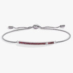 February Everyday Birthstone Pave Bolo Bracelet - WONDERWALL