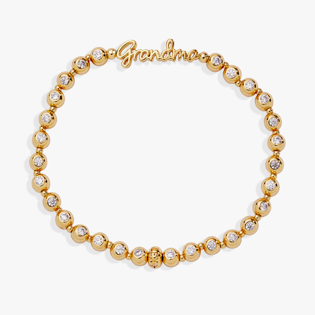 Grandma Elongated Crystal Stretch Bracelet - WONDERWALL