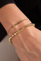 Grandma Elongated Crystal Stretch Bracelet - WONDERWALL