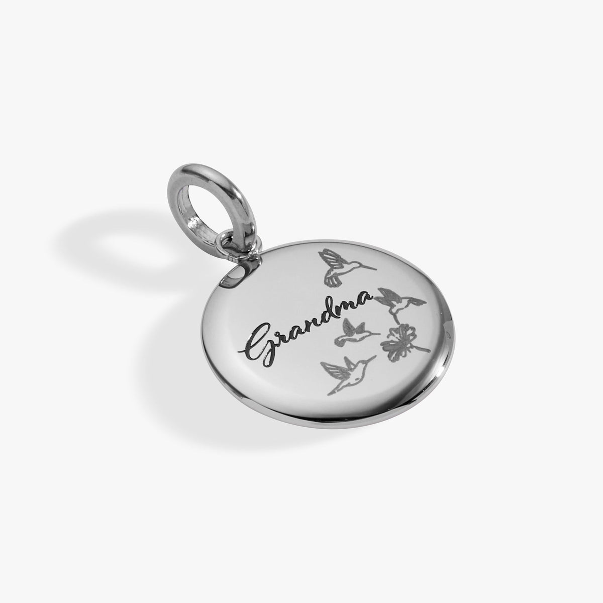 Grandma Hummingbird Disc Charm - WONDERWALL