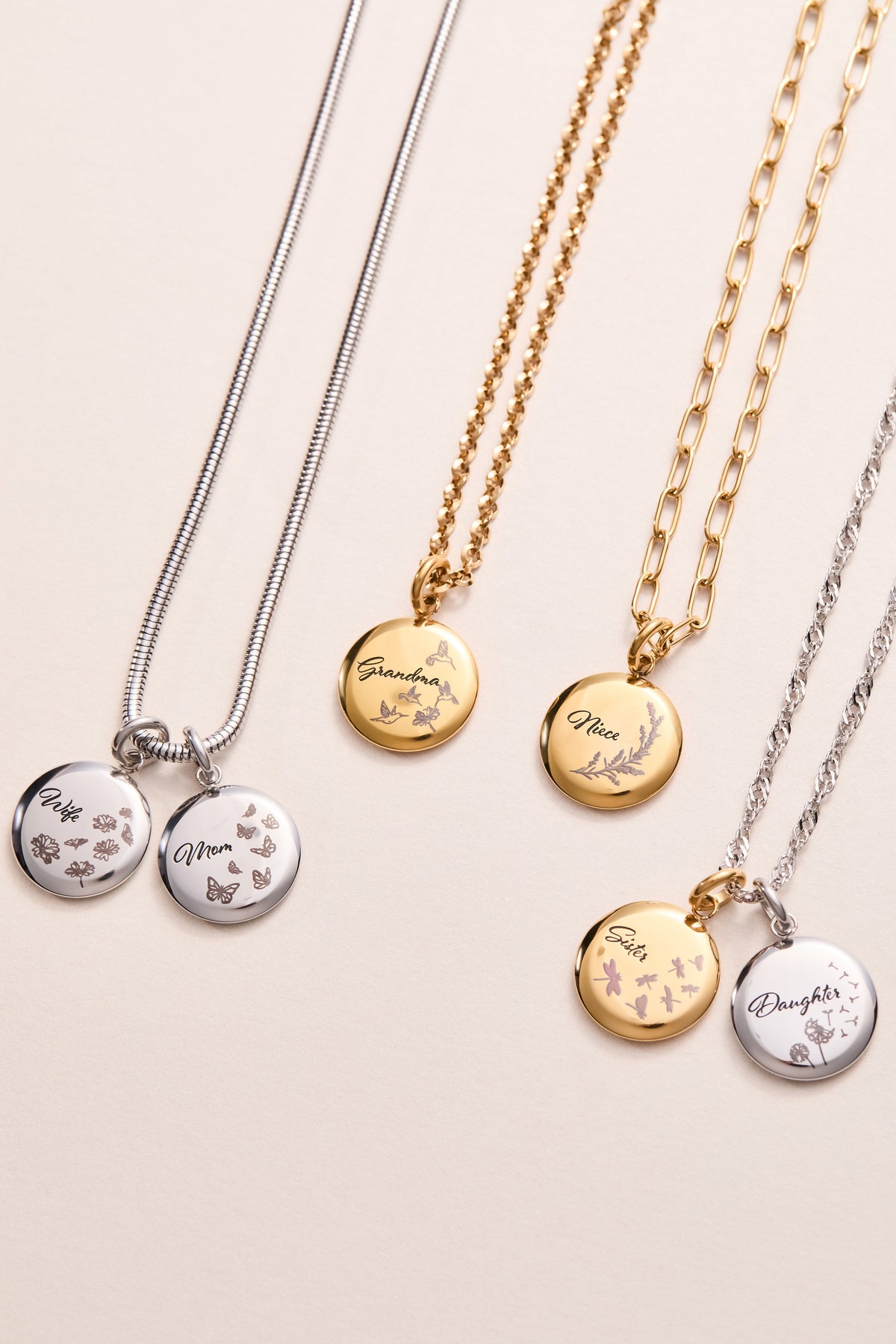 Grandma Hummingbird Disc Charm - WONDERWALL