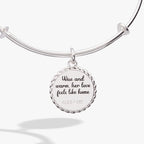Grandma 'Wise And Warm, Her Love Feels Like Home' Charm Bangle - WONDERWALL