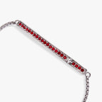 July Everyday Birthstone Pave Bolo Bracelet - WONDERWALL