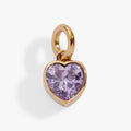 June 'Luck' Heart Birthstone Charm - WONDERWALL
