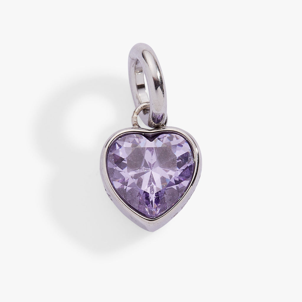 June 'Luck' Heart Birthstone Charm - WONDERWALL