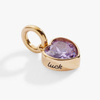 June 'Luck' Heart Birthstone Charm - WONDERWALL
