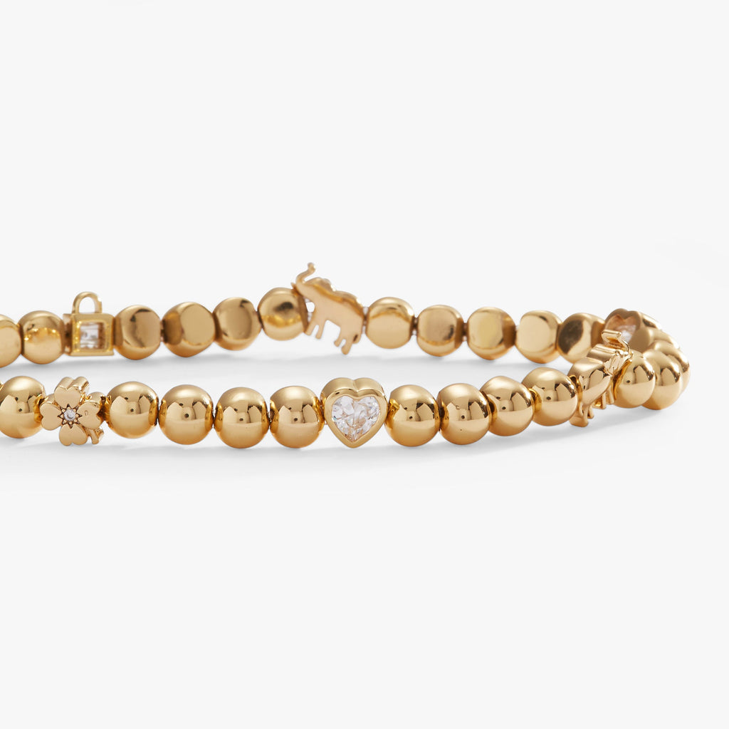Love and Luck Charm Stretch Bracelet - WONDERWALL