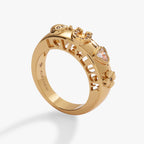 Love and Luck Open Domed Ring - WONDERWALL