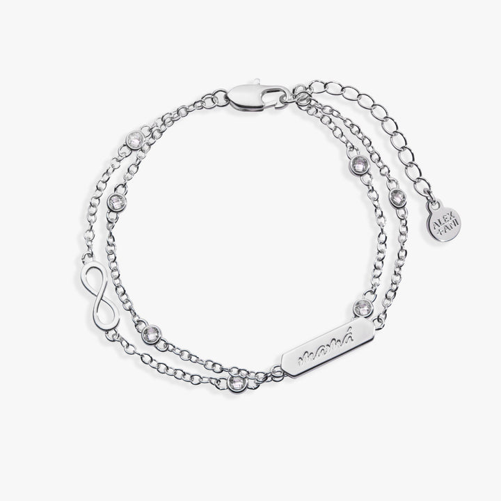 Mamá Infinity Chain Double Strand Bracelet