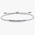 March Everyday Birthstone Pave Bolo Bracelet - WONDERWALL