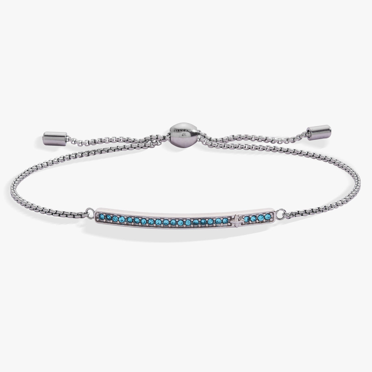 March Everyday Birthstone Pave Bolo Bracelet - WONDERWALL
