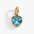 March 'Faith' Heart Birthstone Charm - WONDERWALL