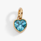 March 'Faith' Heart Birthstone Charm - WONDERWALL