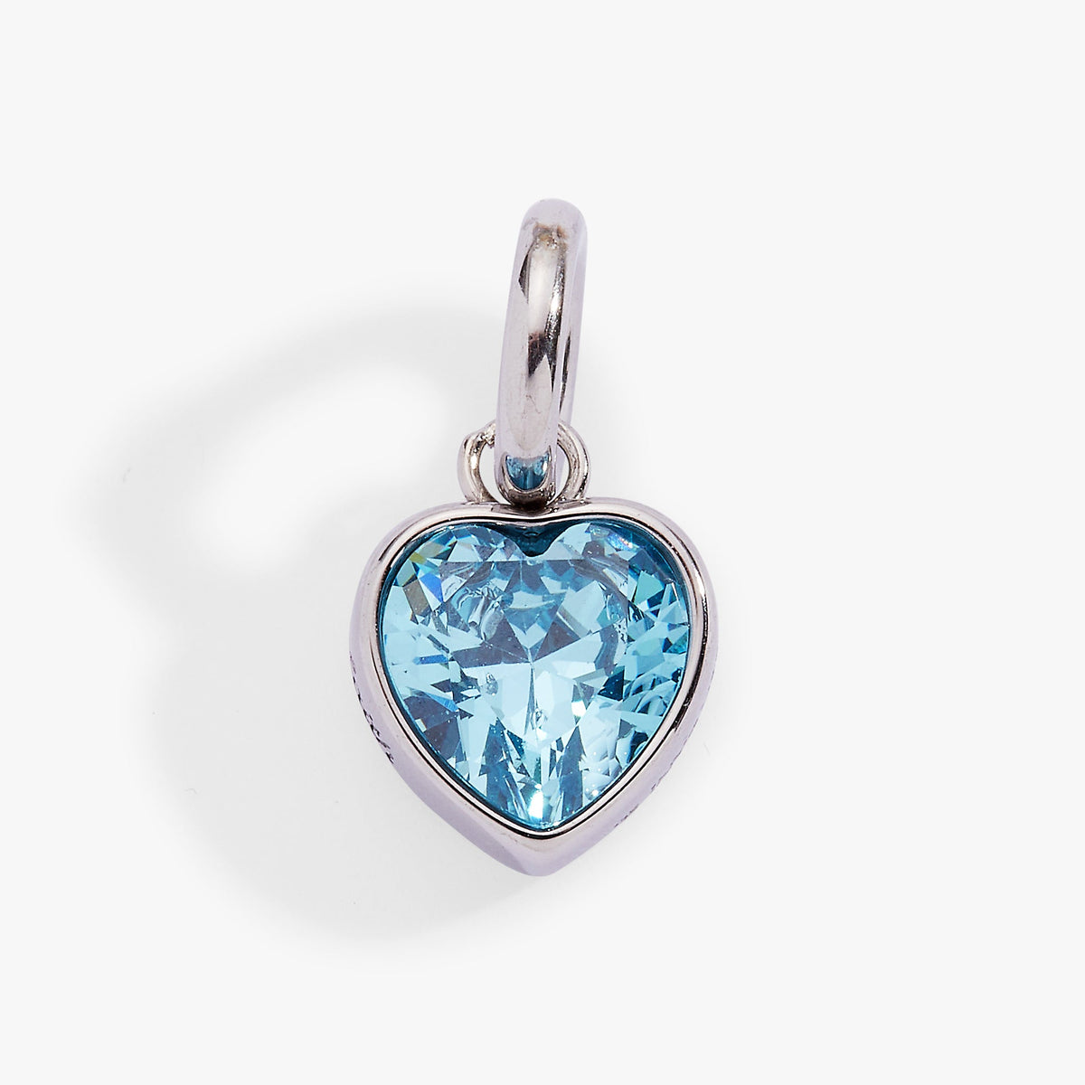 March 'Faith' Heart Birthstone Charm - WONDERWALL