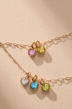 March 'Faith' Heart Birthstone Charm - WONDERWALL