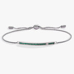 May Everyday Birthstone Pave Bolo Bracelet - WONDERWALL