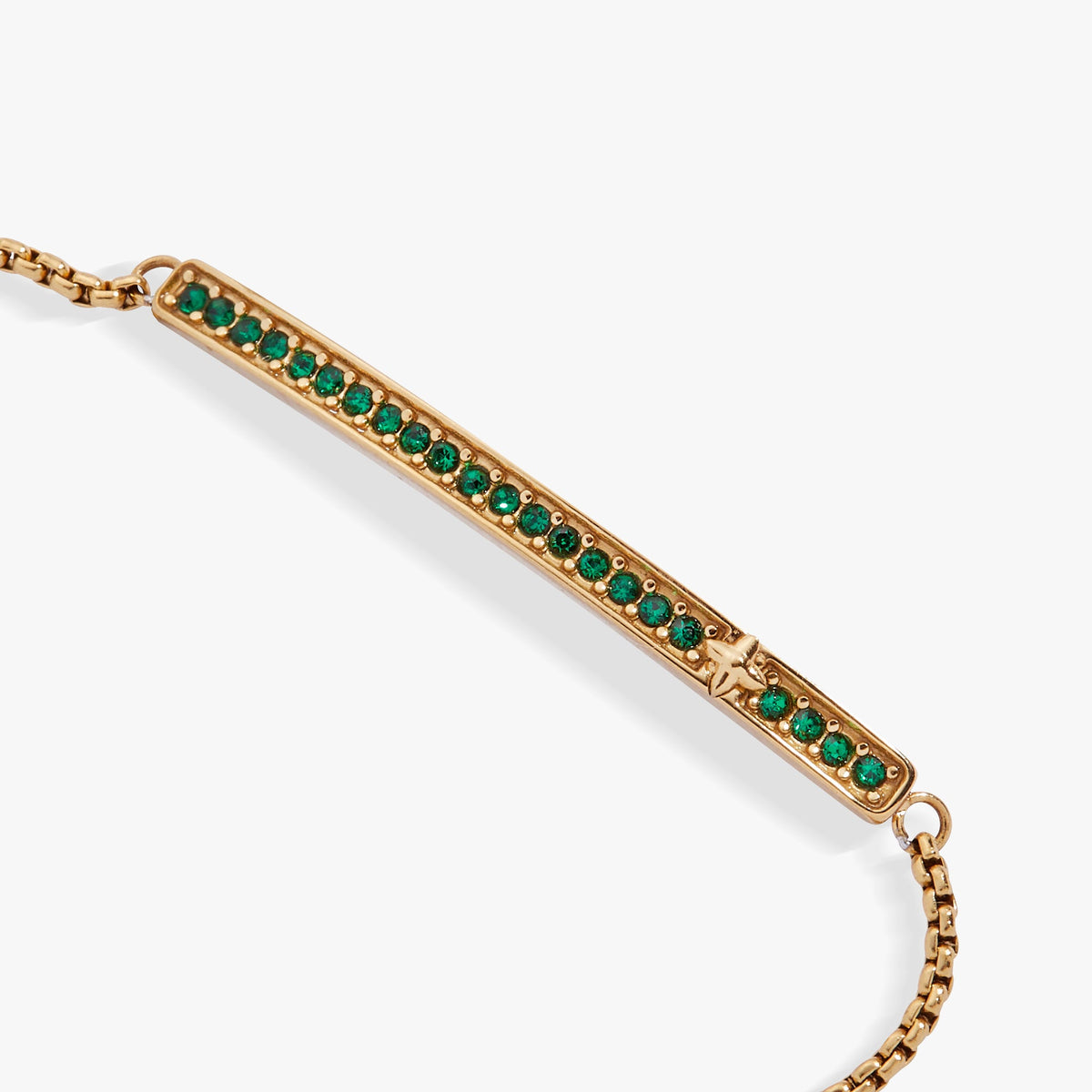 May Everyday Birthstone Pave Bolo Bracelet - WONDERWALL