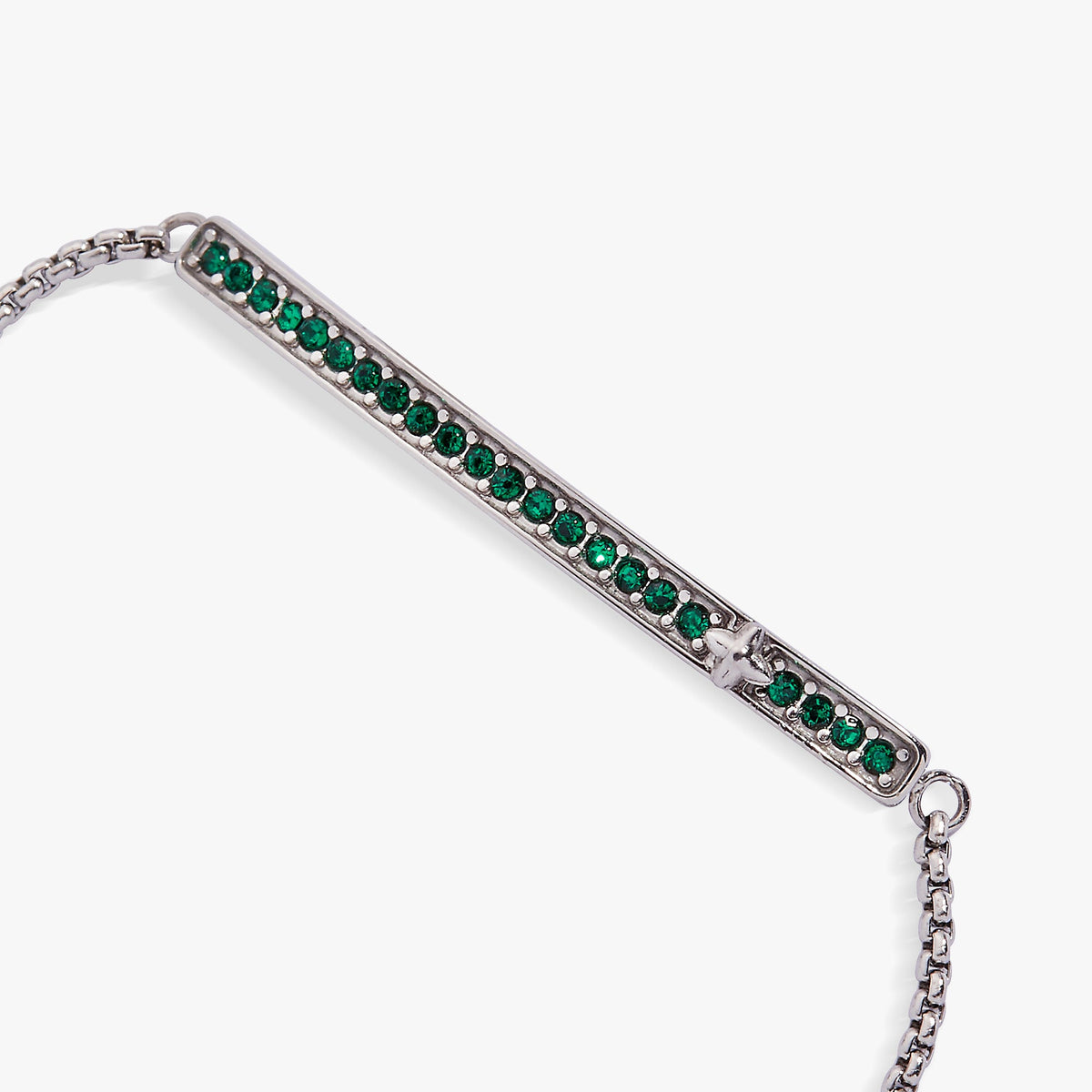 May Everyday Birthstone Pave Bolo Bracelet - WONDERWALL