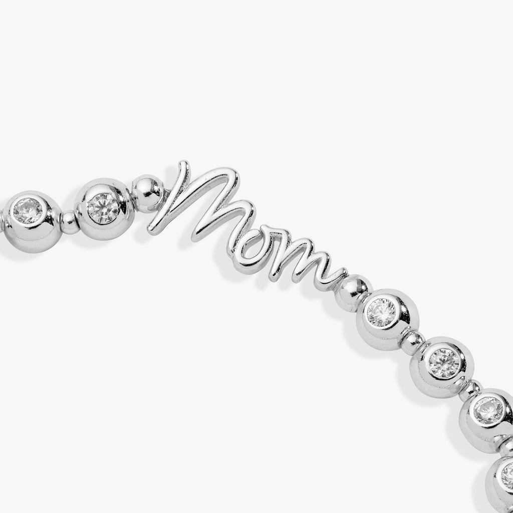 Mom Elongated Crystal Stretch Bracelet - WONDERWALL