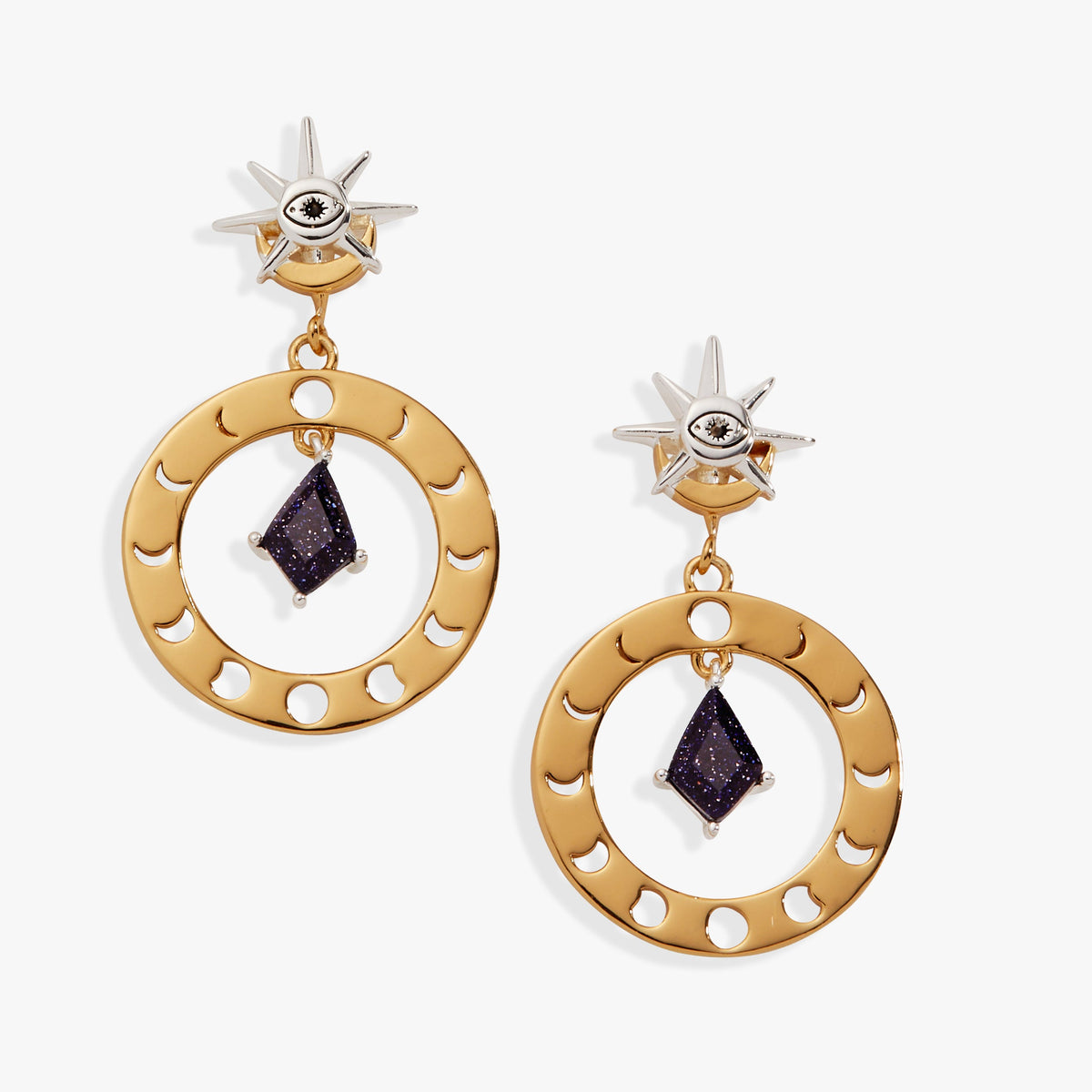 Moon Phase Statement Earring - WONDERWALL