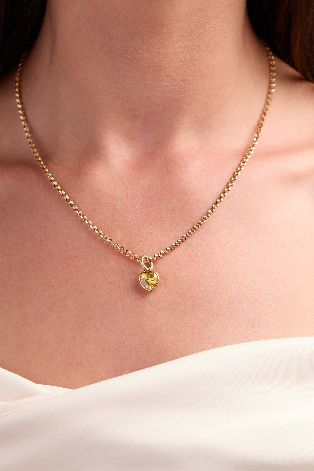 November 'Balance' Heart Birthstone Charm - WONDERWALL