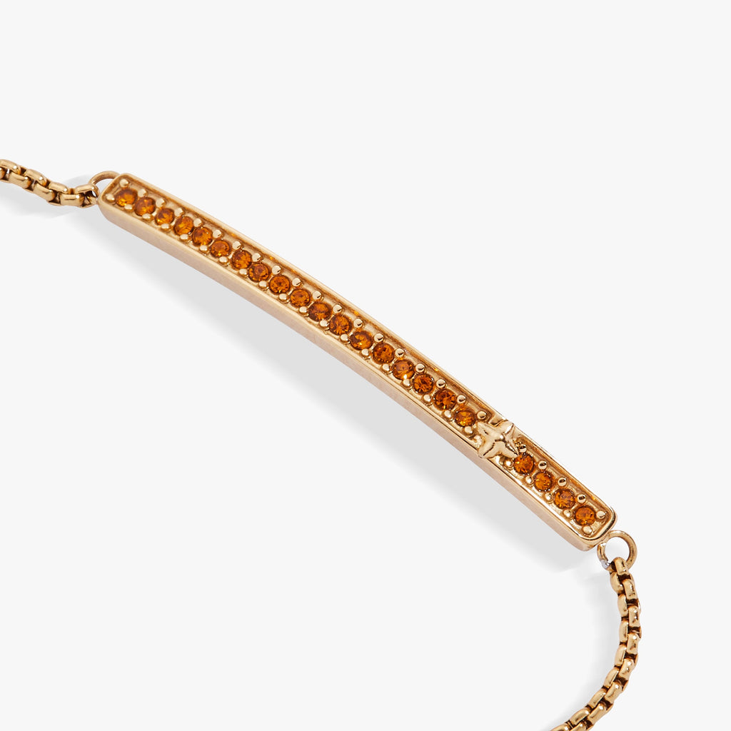 November Everyday Birthstone Pave Bolo Bracelet - WONDERWALL