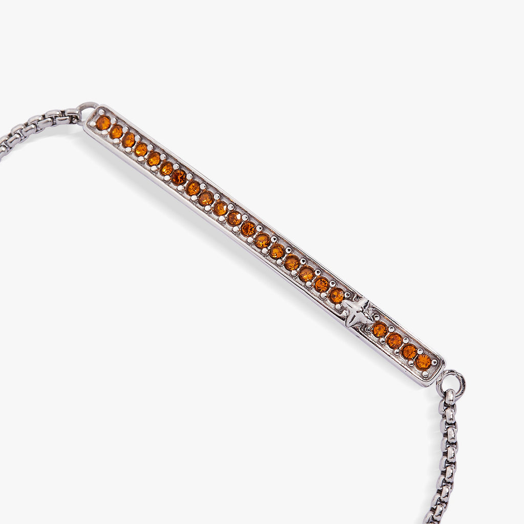 November Everyday Birthstone Pave Bolo Bracelet - WONDERWALL