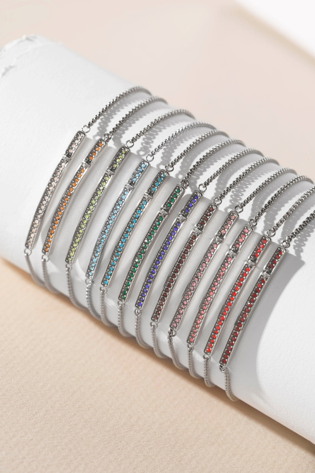 November Everyday Birthstone Pave Bolo Bracelet - WONDERWALL
