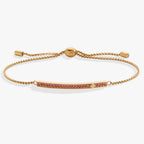 October Everyday Birthstone Pave Bolo Bracelet - WONDERWALL