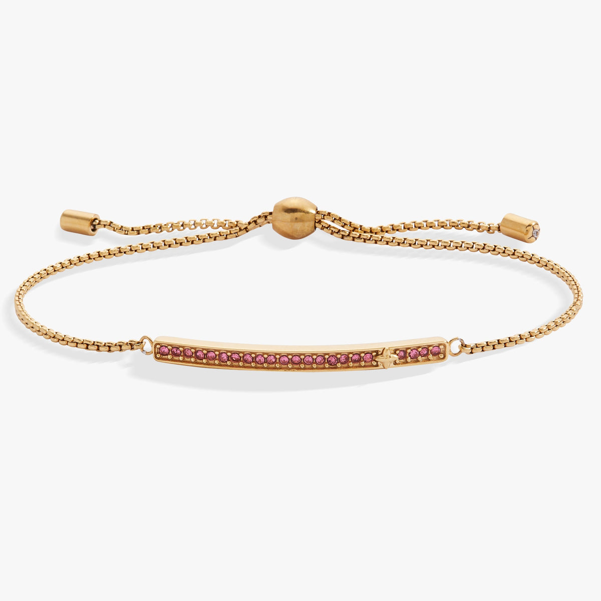 October Everyday Birthstone Pave Bolo Bracelet - WONDERWALL