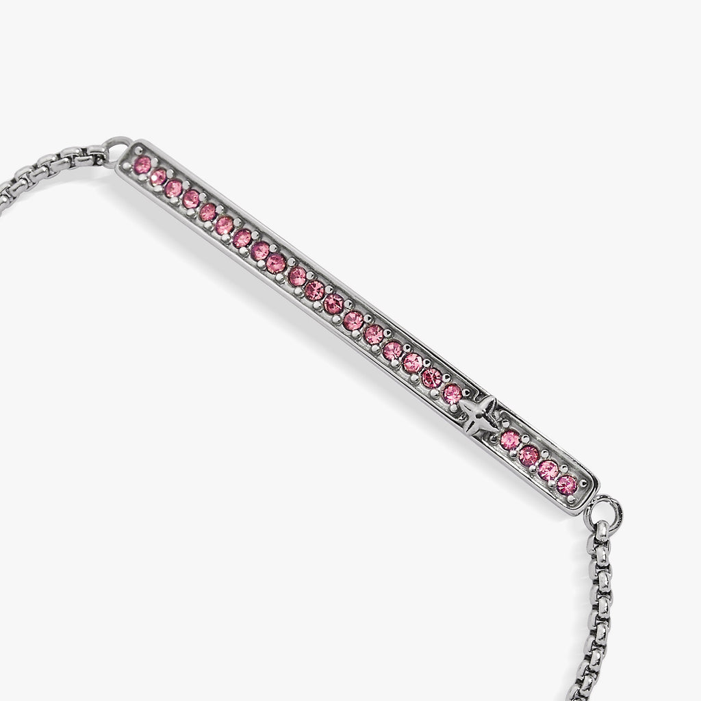 October Everyday Birthstone Pave Bolo Bracelet - WONDERWALL