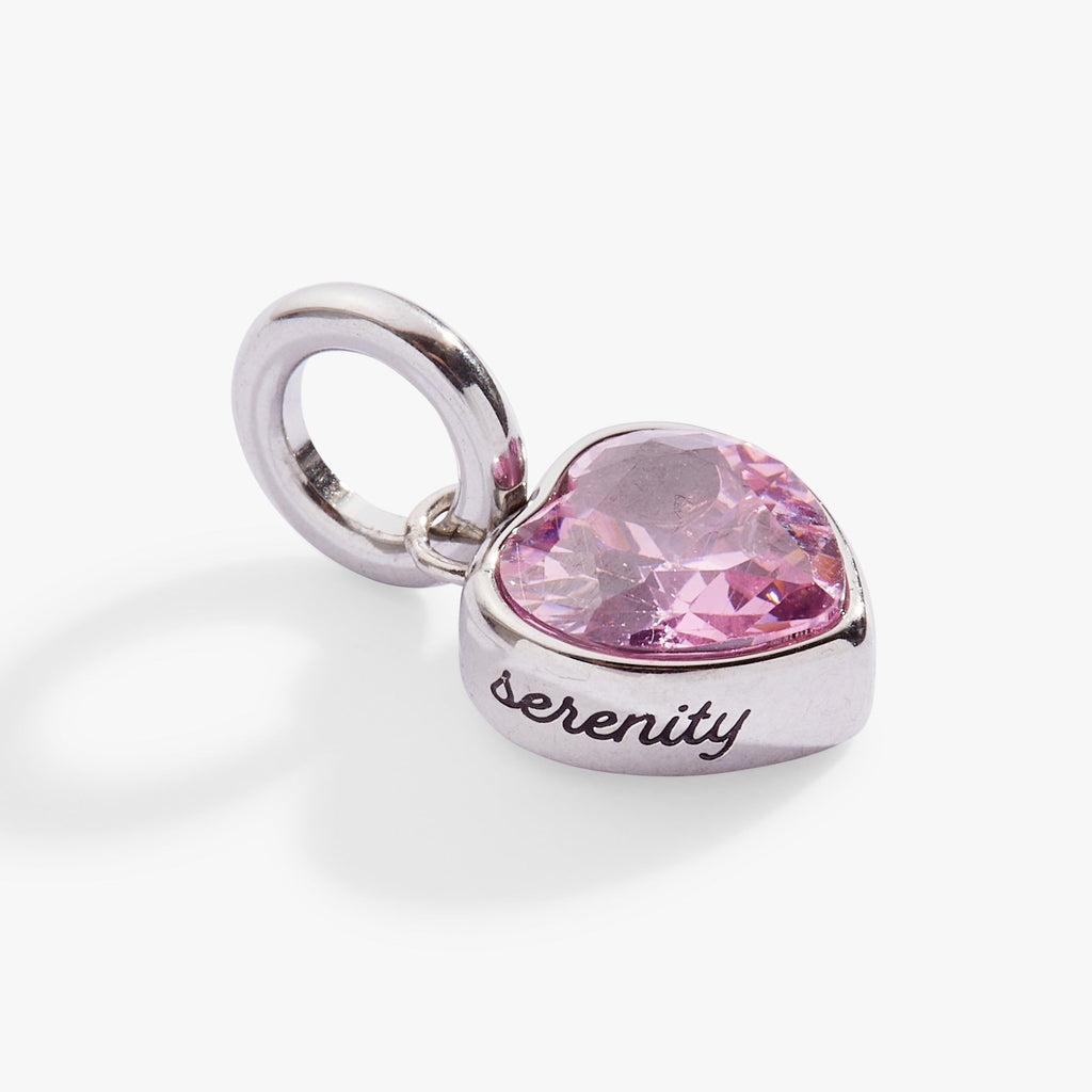 October 'Serenity' Heart Birthstone Charm - WONDERWALL