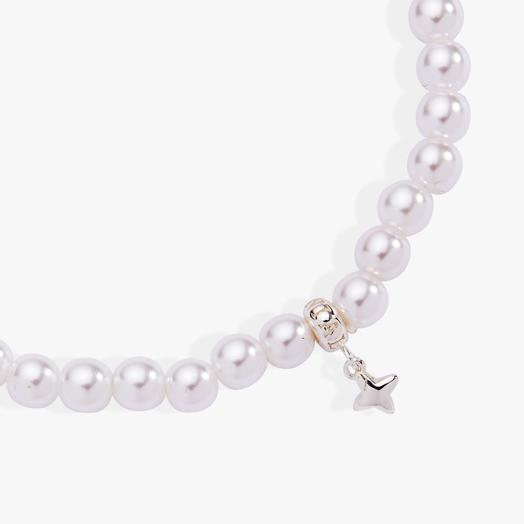 Pearl Beaded Stretch Bracelet - WONDERWALL