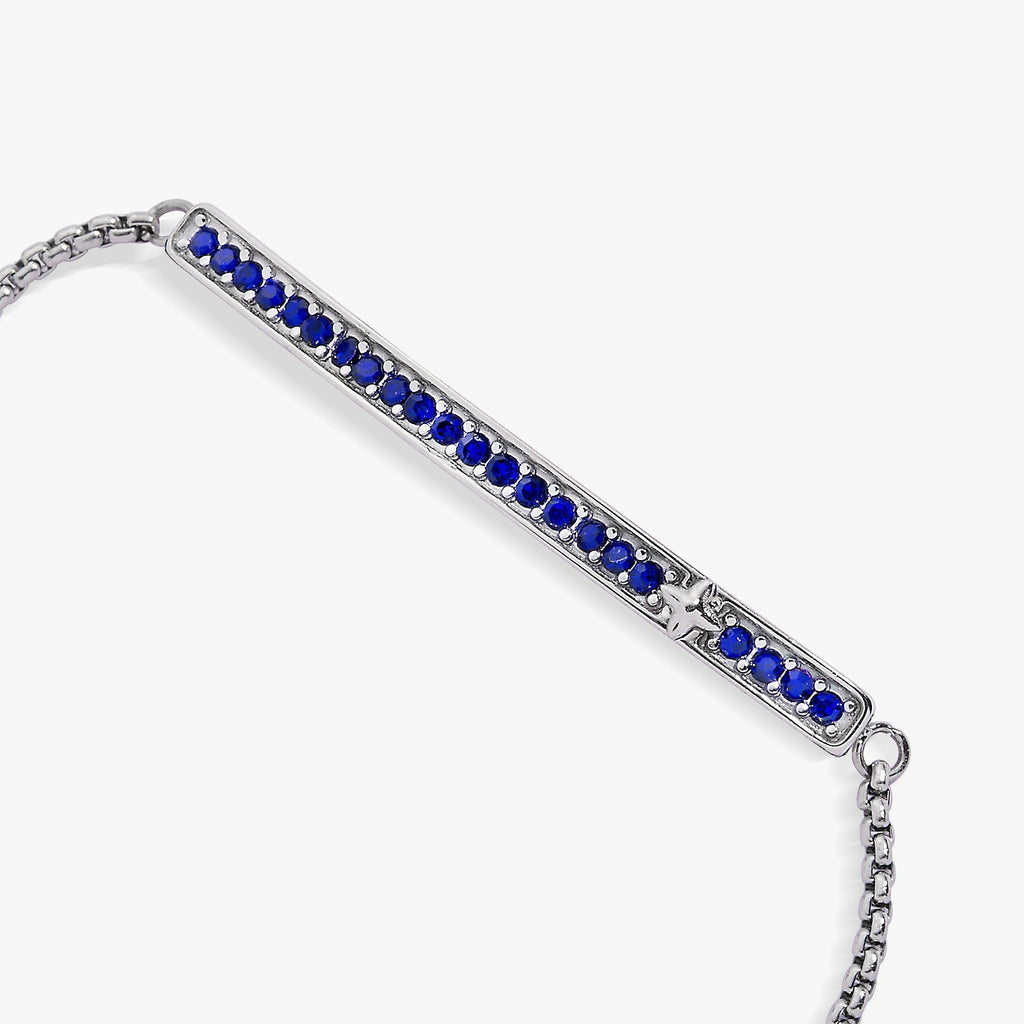 September Everyday Birthstone Pave Bolo Bracelet - WONDERWALL