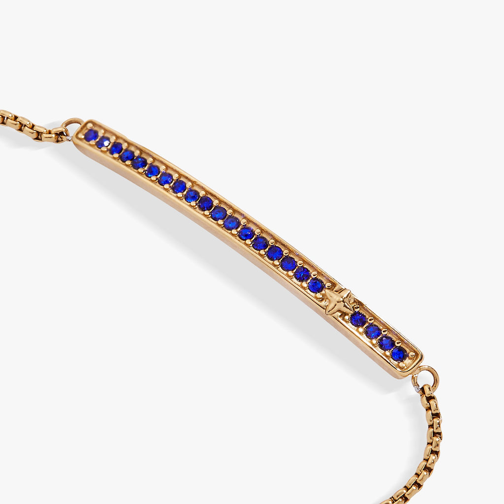 September Everyday Birthstone Pave Bolo Bracelet - WONDERWALL