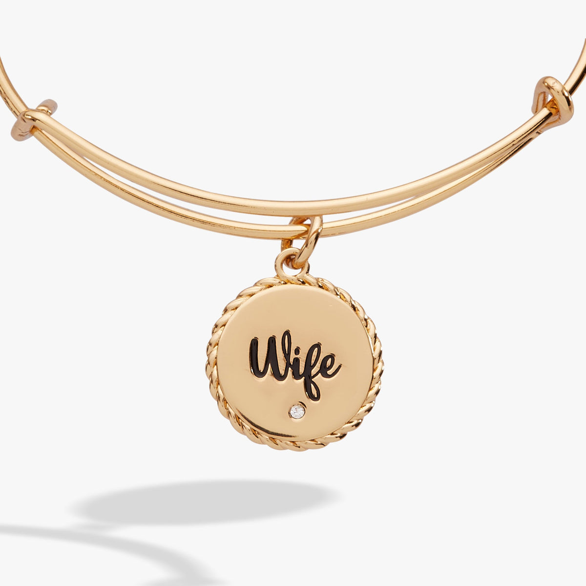 Wife 'True Love Stories Never Have Endings' Charm Bangle - WONDERWALL