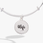 Wife 'True Love Stories Never Have Endings' Charm Bangle - WONDERWALL