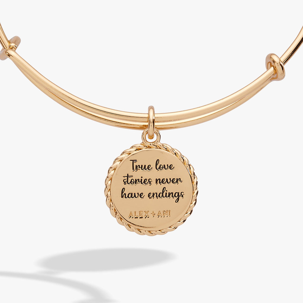 Wife 'True Love Stories Never Have Endings' Charm Bangle - WONDERWALL