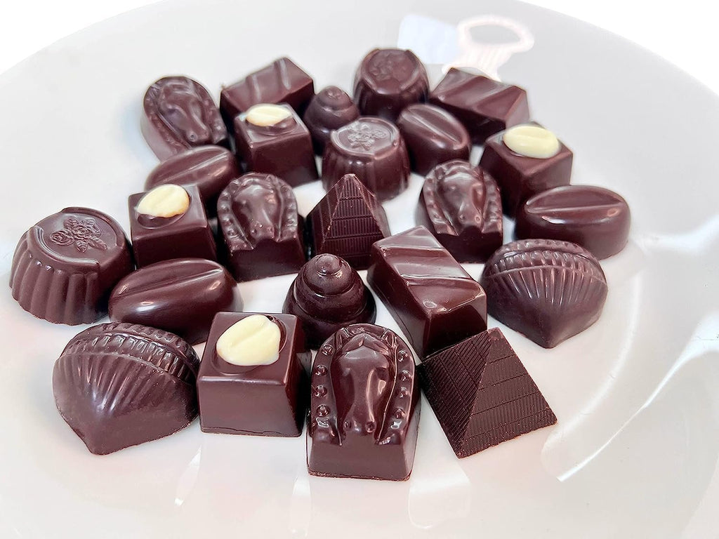 Andy Anand Sugar - Free Vegan Belgian Dark Chocolate Truffles Gift Box, 25 pc – Handmade Gourmet Assorted Flavors, Perfect for Indulgence, Birthday & Holiday