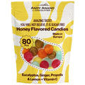 Andy Anand Sugar - Free Honey Ginger Candy with Propolis & Vitamin C, 70 pc, 7 oz – Functional European, Keto & Diabetic - Friendly Gift Box