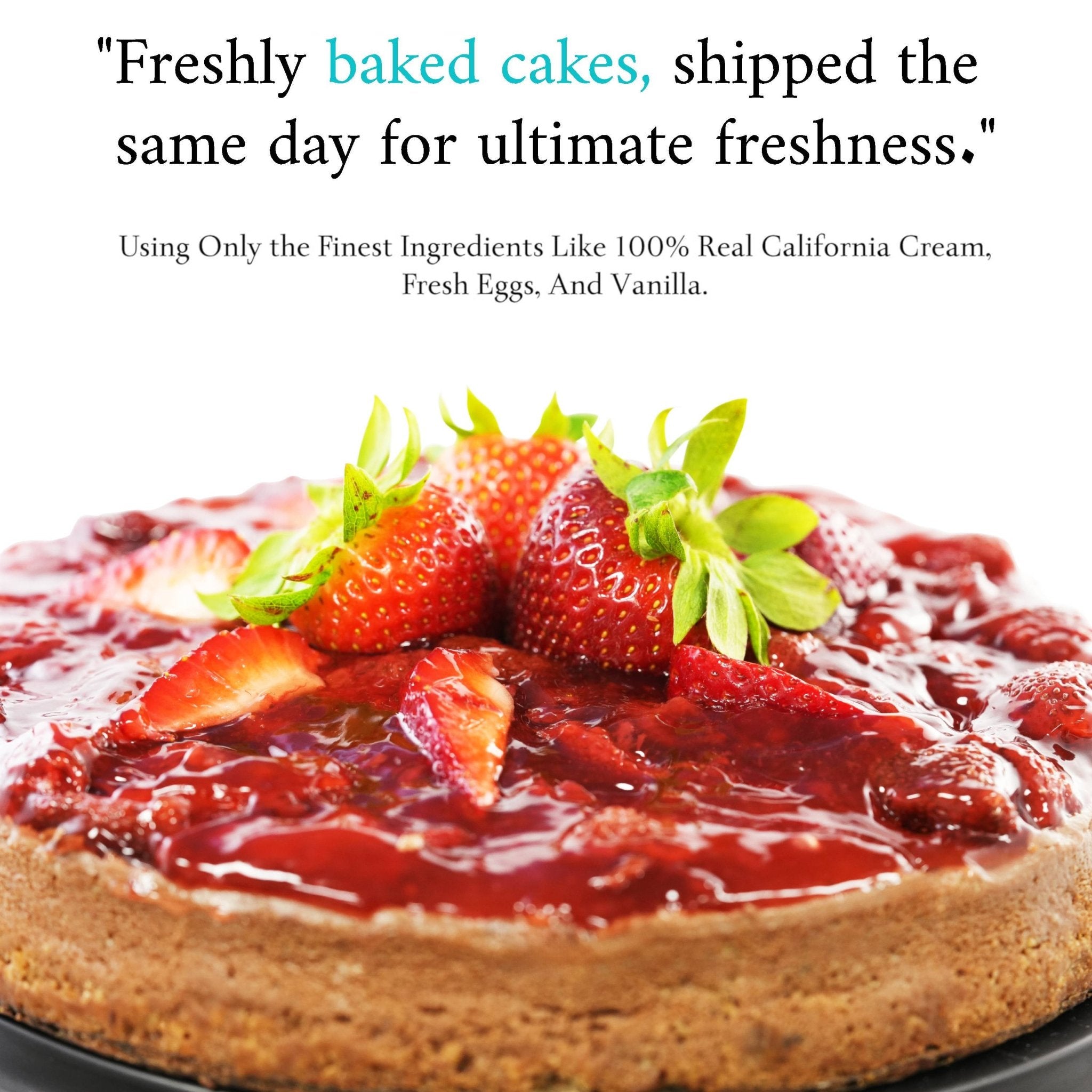 Andy Anand Chocolate Strawberry Cheesecake, 9 - Inch, 2.8 lb – Real Chocolate Truffles, California Cream Cheese, No Preservatives Gift Box
