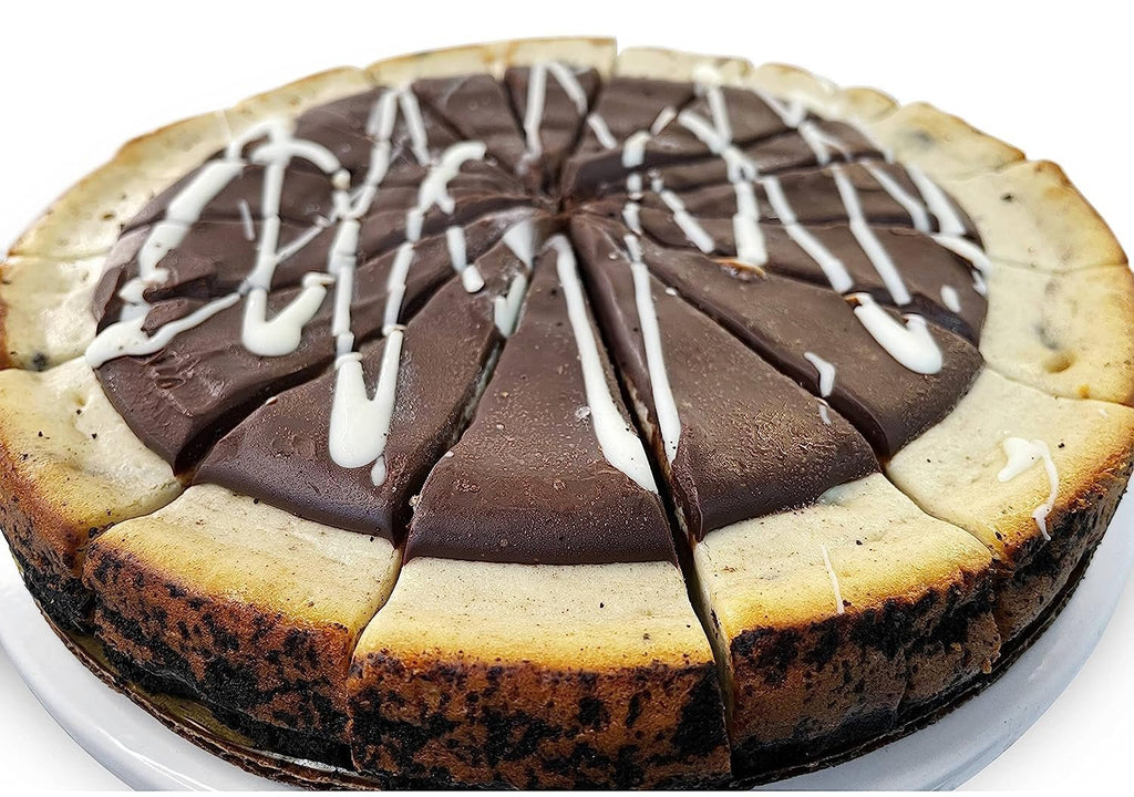 Andy Anand Cookies & Cream Cheesecake, 9 - Inch, 2 lb – Hand - Baked NY - Style, Real California Cream Cheese, No Preservatives, Birthday Gift